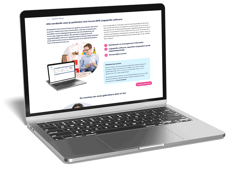 logopedie epd software laptop