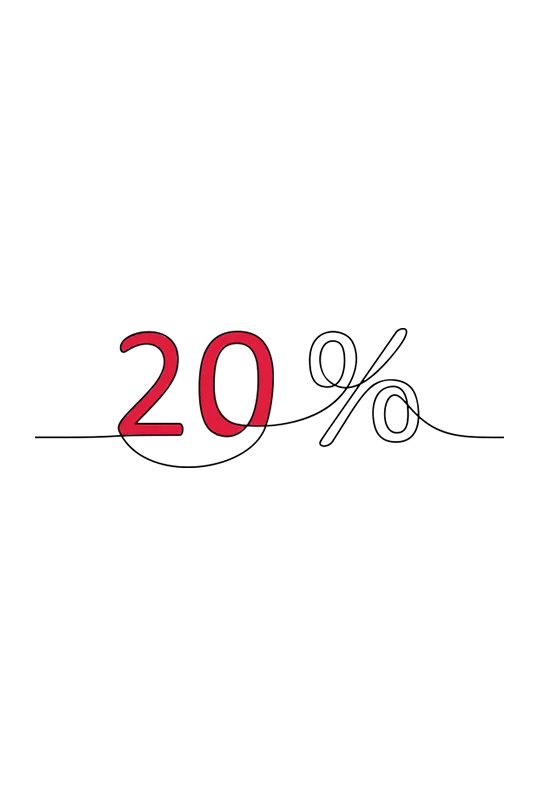 Illustration of 20%