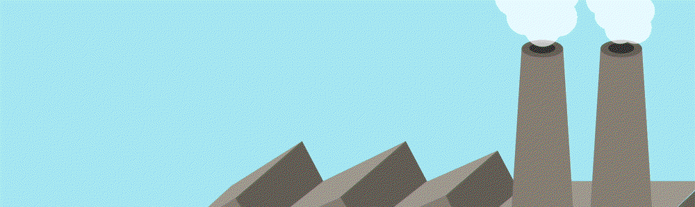 A gif of a factory called Blah Blah Industries. Someone puts a pirate flag up outside, and thieves enter to steal patents and 'knowhow'